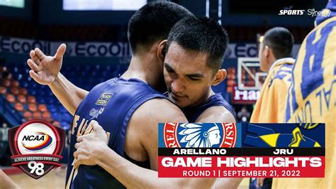 Ncaa Season Game Highlights Jru Vs Arellano Men S Basketball