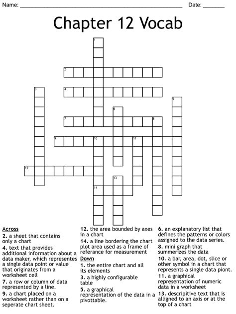 Chapter 12 Vocab Crossword Wordmint