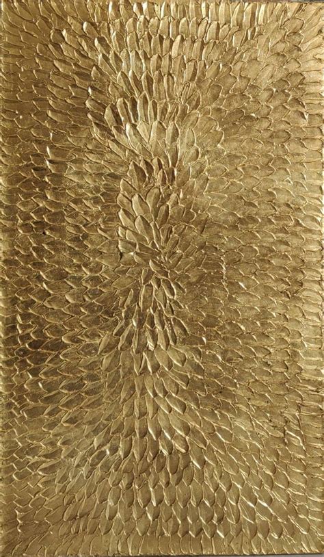 Large Abstract Gold Painting Original Gold Artwork on Canvas 3D Texture ...