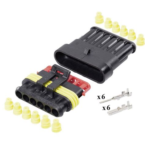 Kit Connecteur SuperSeal Mâle Femelle 6 Voies