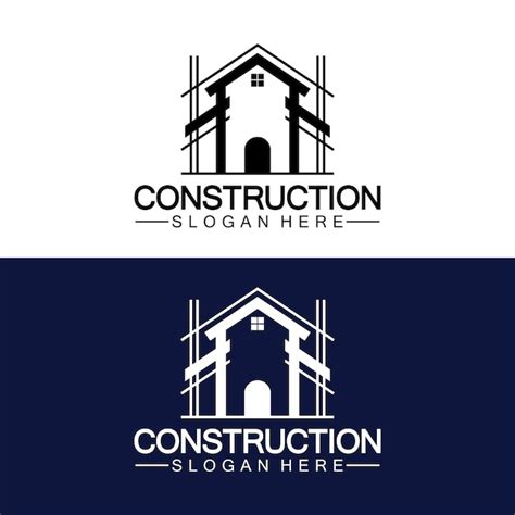 Construcci N Reparaci N De Viviendas Y Dise O De Logotipo De Concepto