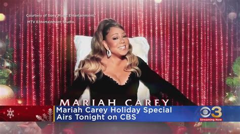 Mariah Carey Holiday Special Airing On Cbs Tuesday Night Youtube