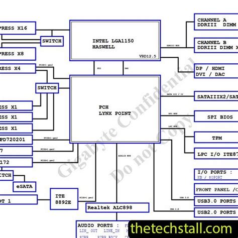 Gigabyte Ga Z X Ud H Schematic Diagram