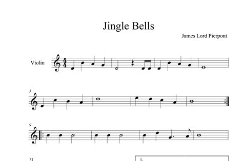 Jingle Bells Very Easy Piano Sheets Digital Download With Lyrics And