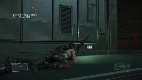 MGSV Metal gear solid 5 quiet fob stealth play 비살상 YouTube