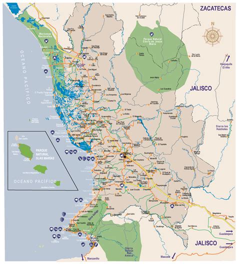 Mapas De Nayarit