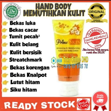 Jual Hand Body Lotion Memutihkan Kulit Hilangkan Bekas Koreng Shopee