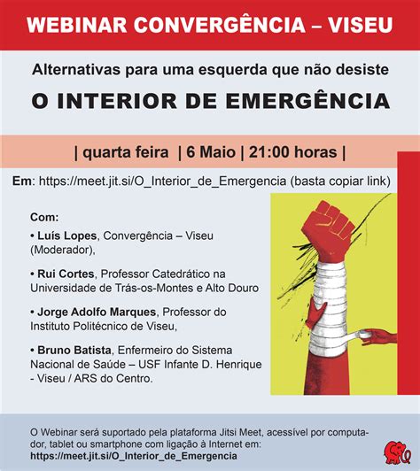 Convergência Viseu promove debate online O Interior de Emergência