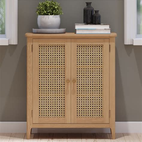 Aurora Oak Storage Cabinet - Made with Oak