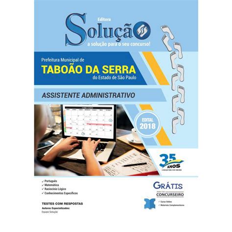 Apostila Concurso Tabo O Da Serra Sp Assistente Administrativo