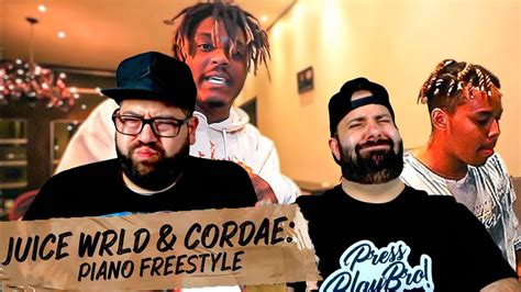 Jk Bros React To Juice Wrld And Cordae Piano Freestyle Youtube