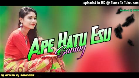 Ape Hatu Esu Saning New Ho Dj Song 2024 New Santhali Dj Song