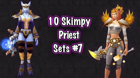 Jessiehealz 10 Skimpy Priest Sets 7 World Of Warcraft Youtube