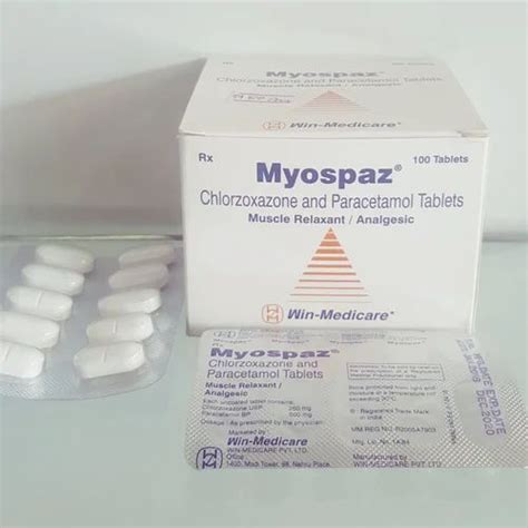 Myospaz Tablets Analgesic At ₹ 1000 Box Nagpur Id 2849737930530