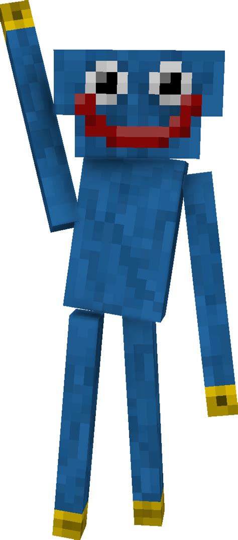 Reupload I Made This Model Of Huggy Wuggy In Minecraft Fandom