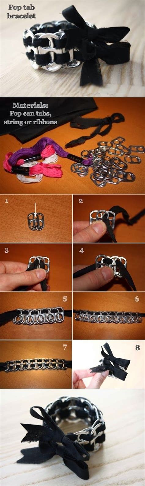 Pop Tabs Bracelet DIY AllDayChic Pop Tab Bracelet Pop Tab Crafts