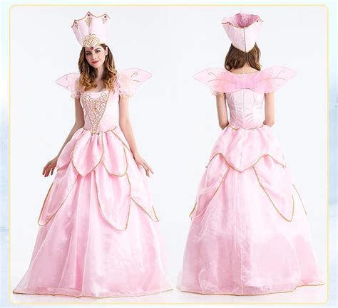 Pink Women Halloween Cosplay Adult Princess Cinderella Costume Sexy