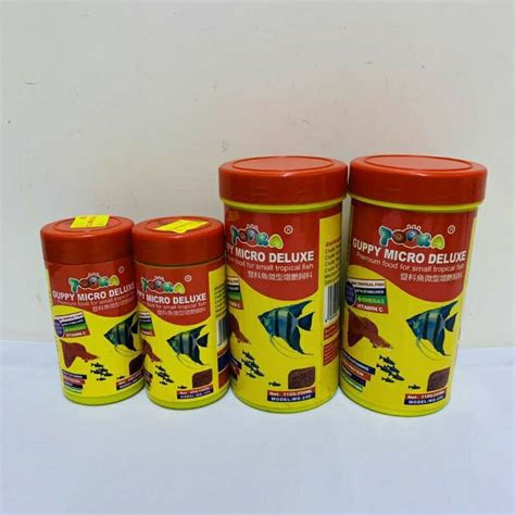 Topka Guppy Micro Deluxe Fish Food 45g110g Lazada