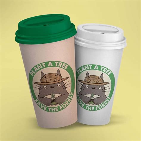 Copo ECO Bucks Totoro Coffee Studio Ghibli Shopee Brasil