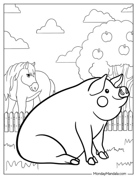 30 Pig Coloring Pages Free Pdf Printables