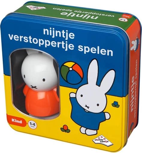 Babyset Jaar Kinderspel Verstoppertje Spelen Nijntje