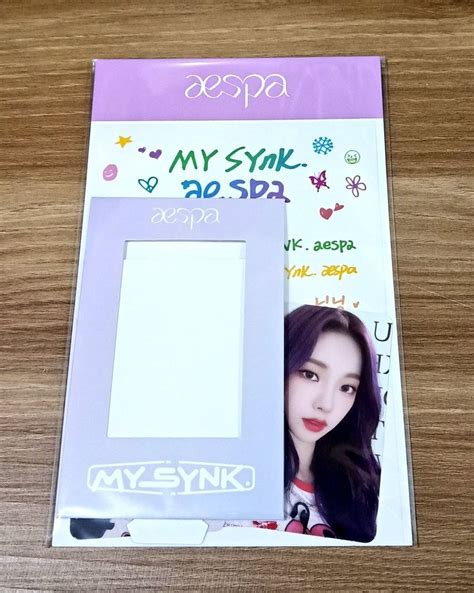 ONHAND Aespa Mini Frame Photocard Set Karina Ver Sealed Hobbies