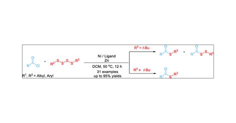 Nickel Catalyzed Acid Chlorides With Tetrasulfides For The Synthesis Of