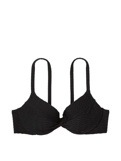 Buy Mix Match Twist Push Up Bikini Top Black Order Bikini Top