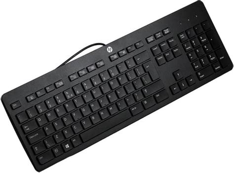 HP USB Business Slim Keyboard EURO US Int Bol