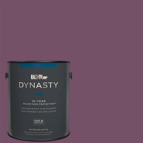 BEHR DYNASTY 1 Gal 690D 7 Radicchio Satin Enamel Exterior Stain