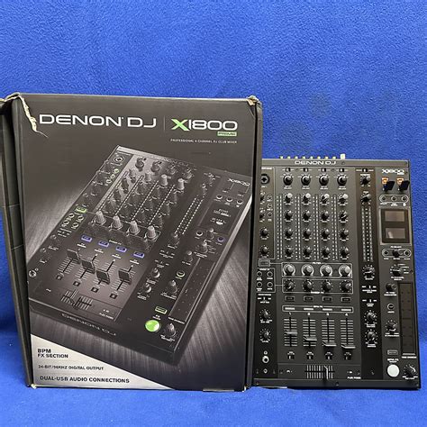 Denon Dj X1800 Prime Dj Mixer Reverb