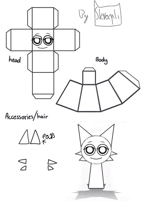 Sprunki Papercraft In 2024