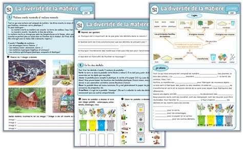 Sciences Cm La Mati Re Les M Langes La Trousse De Sobelle