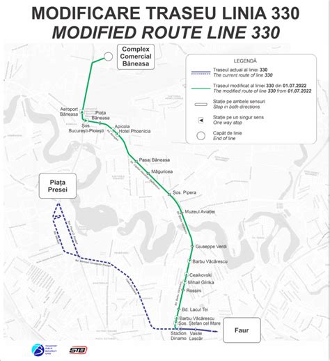 TPBI modifică traseul liniei 330 pentru a crea noi conexiuni între