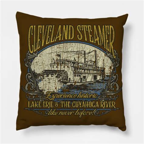 Cleveland Steamer Cleveland Pillow Teepublic