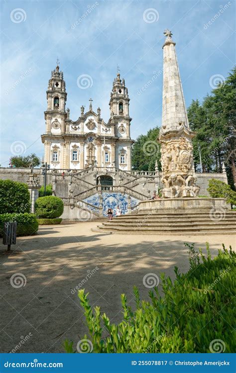 SantuÃrio De Nossa Senhora Dos RemÃdios in Lamego Portugal Stock