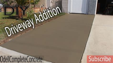 How To Pour A Great Beginners Slab Diy Driveway Addition Youtube