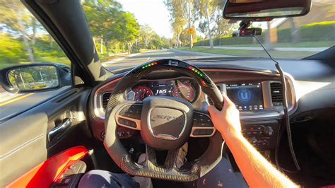 INSTALLING LED CARBON FIBER STEERING WHEEL ON MY HELLCAT REDEYE YouTube