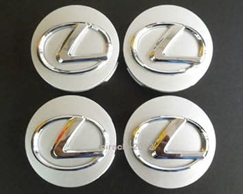 4 Pcs 62mm Sliver Chrome WHEEL CENTER CAPS Hubcaps For LEXUS ES350