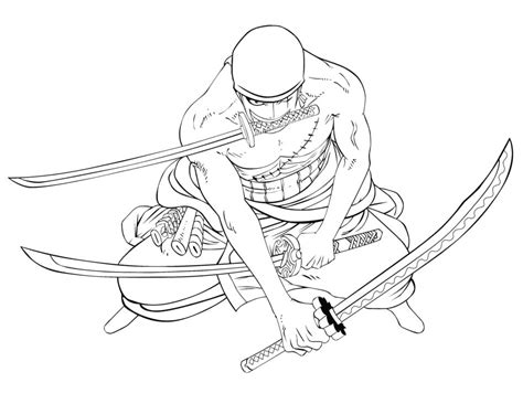 36 Coloriages De Roronoa Zoro ColoringPagesOnly