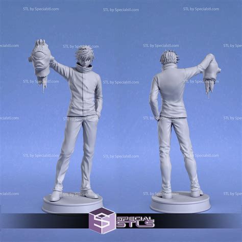 Satoru Gojo And Jogo Head D Print Model Jujutsu Kaisen Specialstl