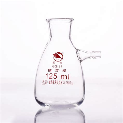 Filtering Flask With Side Tubulature Capacity Ml Triangle Flask With