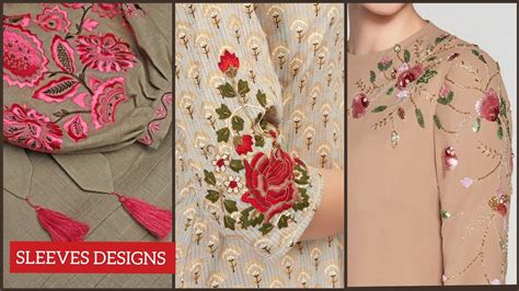 Unique And Beautiful Embroidery Patterns For Sleeve Embroidered Sleeves