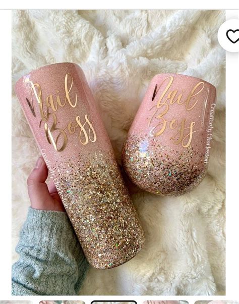 Rose Gold Glitter Tumbler Custom Glitter Tumbler Nude And Etsy Artofit