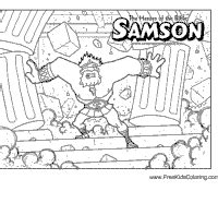 Samson Coloring Pages For Toddlers Coloring Pages