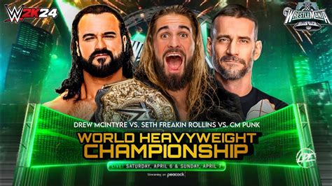 Cm Punk Vs Drew Mcintyre Vs Seth Freakin Rollins Triple Threat