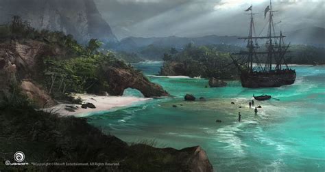 Assassins Creed Iv Black Flag Concept Art By Martin Deschambault