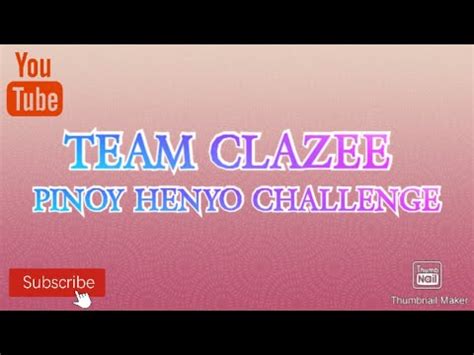 PINOY HENYO CHALLENGE YouTube