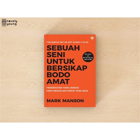 Jual Buku Sebuah Seni Untuk Bersikap Bodo Amat Mark Manson Shopee