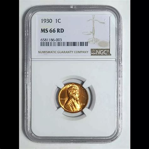 Small Cents Lincoln Wheat Ears Reverse Ngc Ms Rd Bob Paul